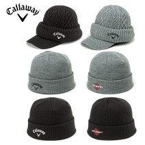캘러웨이 겨울 골프 모자 니트 비니 캡모자 여성 남성 골프웨어 갤러웨이 겔러웨이, 2021 혼마 캡비니 블랙