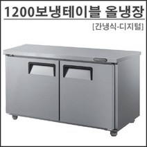 그랜드우성 1200 고급형 간냉식 뒷면 보냉 테이블 냉장고4자 GWFU-120RT (1225x760x850) 식당 업소용 영업용