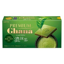 롯데 프리미엄 가나 쇼콜라 카레(농말차) 64G×6개, One Color, 녹차
