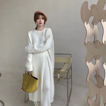 에프디 가을 여 스웨터 원피스