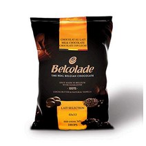 Belcolade Belgian Chocolate - Milk Chocolate Discs ”Lait Selection” 33.5% Cocoa １1 Lb./5kg. Bag, 1