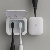 [식스비] 1인용 2인용 무선 칫솔살균기 led 휴대용, 상세 설명 참조, 상품선택:2인용 칫솔살균기