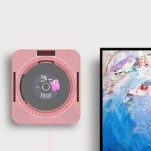 벽걸이cd플레이어 dvd 오디오 휴대용 벽걸이 씨디 아날로그감성 미니, 02. CD 플레이어 블랙
