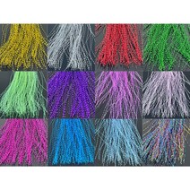 치타피싱 오로라 틴셀 반짝이 자작채비, 금색