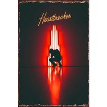 네온사인 네온간판 미용실싸인볼 바 오픈 장식 금속 기호 주석 기호 주석 플레이트 벽 장식 룸 장식 레트로 빈티지 홈 클럽 남자 동굴 카페, 다크 카키, 20x30cm