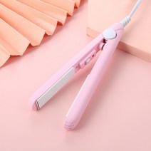 물결 판 고데기 남자 매직기 아이언 3 in 1 헤어 언 고품질 플랫 언 스트레이트 핫 빗 미니 전문 헤어 스트레이트너 컬링 언 스타일링 도구, 핑크노박스_유럽 연합