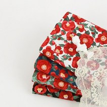 패브릭샵 DTP옥스포드 동백꽃향기 4컬러, 그린