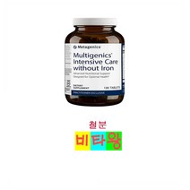 [정품보장]메타제닉스 멀티제닉스 인텐시브 케어 철분제 Metagenics 180정 X 1병, 1개