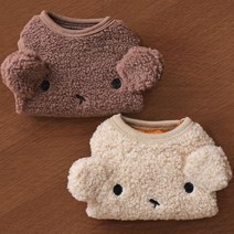 탕크 강아지 뽀글이 곰돌이 수면 조끼 반려견 겨울 양털 옷, 브라운