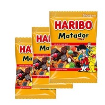 하리보 마타도어 믹스 젤리 375g 3팩 Haribo Matador Mix, 3개