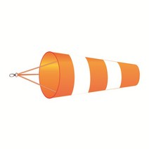 Windsock-야외 풍향 항공 윈드삭스 가방 형광 방수 날씨 베인 공항 정원 농장, 1m, orange white, 03 orange white_01 1m