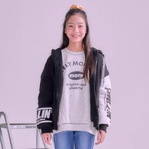 더데이걸 쌀쌀할때 예쁘게 입어요 융기모가 있어 따뜻해요 짝소매 울프조 집업 TGJM21T02