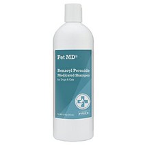 고양이 턱드름 블랙헤드 pet md - 개와 용 벤조일 약용 턱클리너