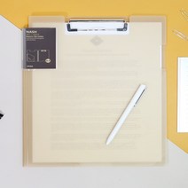 A4 파일 케이스 프린트물 부동산계약서 문서정리 파일철 서류 악보 영수증보관, 화이트클리어