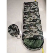 백패킹 2인용 침낭 캠핑 사계절 차박 1인용 동계침낭 영하 15 25 도까지 3KG 두껍게하십시오. 내한성 방수 따뜻한 침낭., Camouflage3.5
