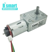 저속모터 Bringmart 12V 저속 DC 모터 웜 기어 인코더 디스크 고 토크 감속기 역방향 도매 JGY-370B, 07 66RPM_01 6V