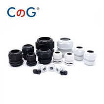 10pcs IP68 PG7 36.5mm PG9 PG11 PG13.5 PG16 PG19 21 25 와이어 케이블 흰색 검정색 방수 나일론 플라스틱 글 랜드 커넥터, PG29 Black