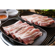 [레드피그]당일 작업해 신선한 1등급 삼겹살 600g 구이용 바베큐용 HACCP인증, 1cm(가정용)