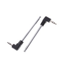1pcs 3.5mmTV Antenna Telescopic Aerial Replacement Connector For TV FM Radio Cable Small speakers Mo