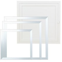 알루미늄점검수 밀폐형 폐쇄식 플라스틱 pvc 점검구, 12.D형 알루미늄 더블형 450x450mm