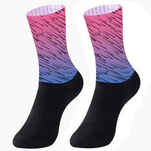 자전거 팀 에어로 양말 안티 슬립 사이클링 도로 야외 레이싱 압축 스포츠, [01] 37-44, [16] 라벤더