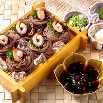 메밀소바 10인분세트 ( 메밀면1kg x 2팩 + 소스10봉 ), 10인분