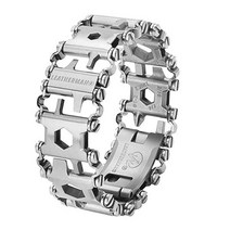 레더맨 트레드 브레이슬릿 오리지널 여행 친화적 웨어러블 멀티툴 스테인리스 스틸, Stainless Steel_Standard Packa