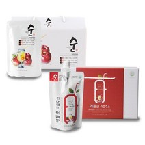 시둥마켓 +[시둥마켓]+_ 과즙액기스 사과농축액 파우치사과즙 NFC착즙주스 사과착즙, 영주 사과즙 생사과즙 애플순20포(스파우트) 설선물세트
