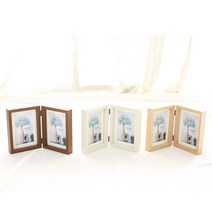 블레스프레임 네츄럴 접이식 더블액자 5x7