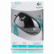 로지텍 USB 마우스 (m100r) (택1) 유선마우스/마우스추천/무선마우스/트랙볼마우스/펜마우스/프리젠터추천/서든마우스/게임마우스/마우스추천/게이밍마우스패드, 단일 모델명/품번