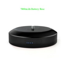 Echo 4 세대 스피커 용 7800mAh 대용량 배터리베이스 컴팩트 및 휴대용 보조베터리 충전식, 02 7800mAh Black