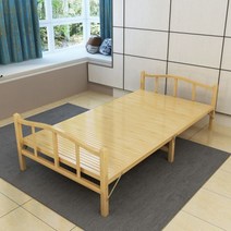 평상 접이식 야외 베란다 이동식 나무 마당 꾸미기 DIY 원목 원두막 조립식 벤치, 원색 협판 100cmx197cm