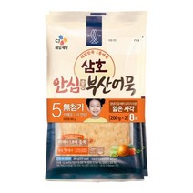 CJ 오뎅탕 삼호어묵 안심부산어묵 얇은사각 오뎅요리 어묵요리 200g 2개 1세트, 29세트