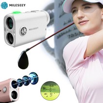 [chengyi] 차쉬넬 MiLESEEY 골프거리 레이저 측정기 PF1 최신버전 /IP65 방수등급 7.5도 대시각 0.1s 초급속 측정 400yard 파우치 증정, 핑크