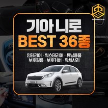 [골져스] 구형 니로 용품 튜닝 악세사리 모음, 29 송풍구 컬러 틈새몰딩 그린