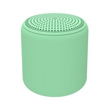 lg 블루투스 누구 스피커 9D TWS 휴대용 야외 무선 미니 열 스테레오 음악 서라운드베이스 박스 방수, 중국_잔디 녹색