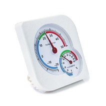 [아날로그온도계] 건전지 NO! 온도계 온습도계 계측기 벽걸이온도계 실내온도계, 1개