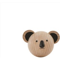 오이오이 OYOY Mini 나무 코트 옷걸이 후크 코알라 아기 어린이 방 벽걸이 인테리어 소품, 수량, 코알라 후크걸이