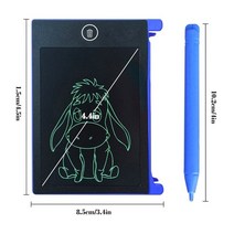 테블릿 드로잉 4.4inch 미니 lcd 드로잉 태블릿 쓰기 패드 드로잉 보드 몬테소리, 푸른