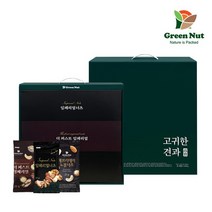 [그린너트] 고귀한견과 고급 프리미엄 3종 견과 종합 선물세트, 없음