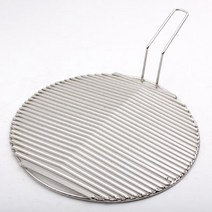 석쇠판 석쇠 구이판 바베큐 그릴판 고기판 원형 350mm 레져 용품