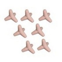 방파제 블럭 4발 황토 은신처, 7개