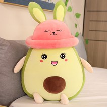 인플루언서 피규어 장난감 투인원 쿠션 도매 과일인형, C01-60CM, T01-변신 아보카도
