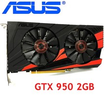 ASUS 그래픽 카드 GTX 950 2GB 128Bit GDDR5 비디오 nVIDIA VGA Geforce GTX950 750 TI 650 보다 강력하게, 한개옵션0