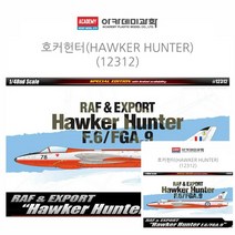 1/48 호커헌터 HAWKER HUNTER 전투기 모형전투기