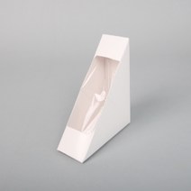 천운패키지 샌드위치 삼각샌드창박스(백색) 소 1묶음(50개) 50x120xh120, 단품