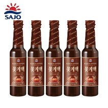 사조 프리미엄 꽃게액 550ml, 5개