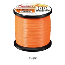 다이와 사이트 서프2 핫 오렌지 1000m 낚시줄 나일론 라인, 8-1000