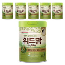 위드맘 무항생제 분유 1단계, 750g × 6개