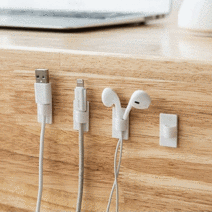 쇼핑1번지 인터넷 선정리 케이블 전선 후크 다용도 고정 클립 홀더 랜선 거치대 밴드 코드 덕트, 1개